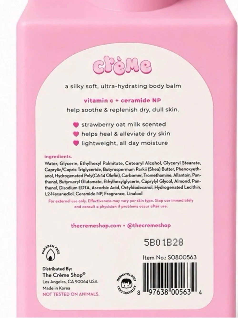 The Creme Shop introducing strawberry